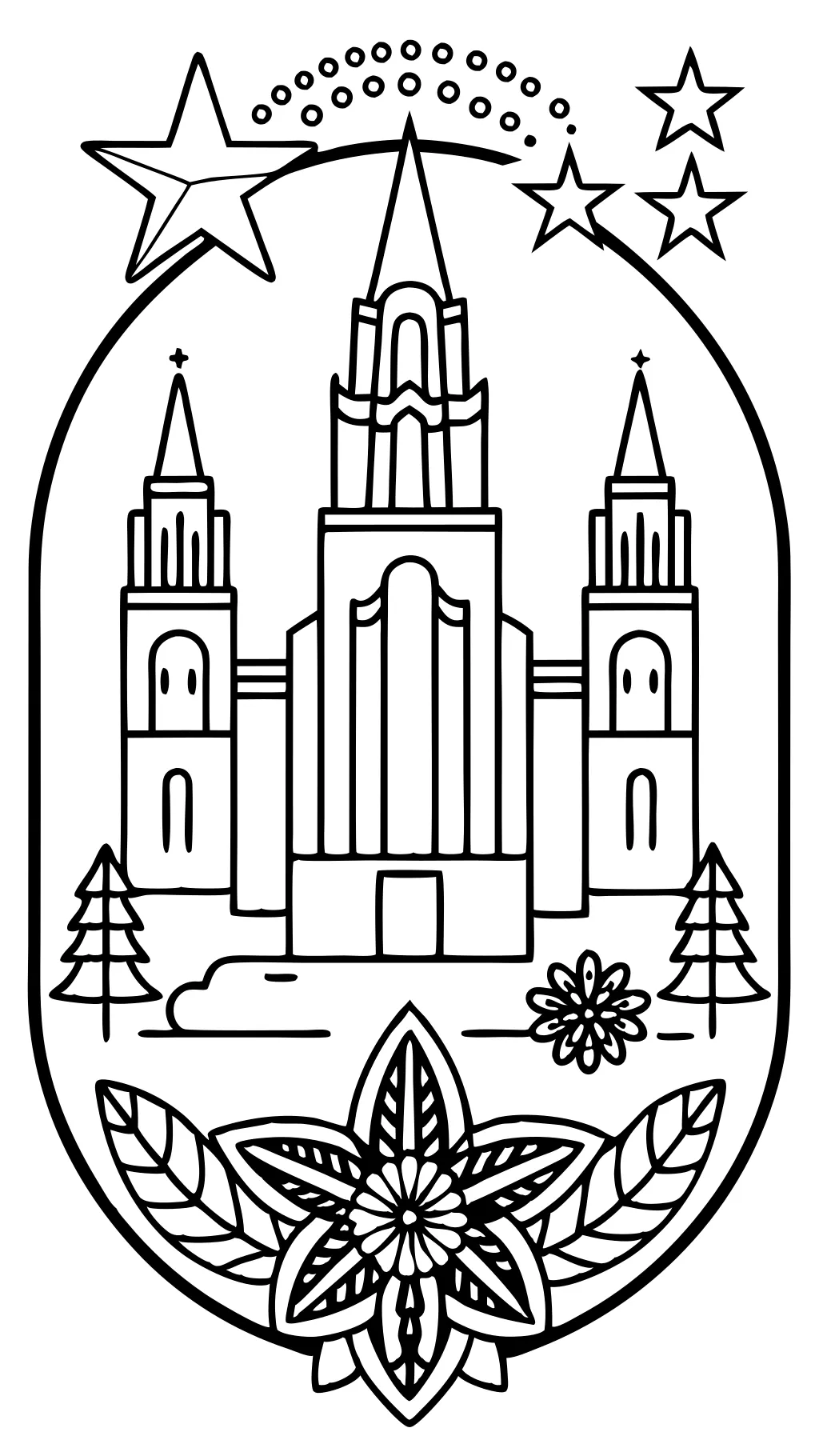 coloring page lds